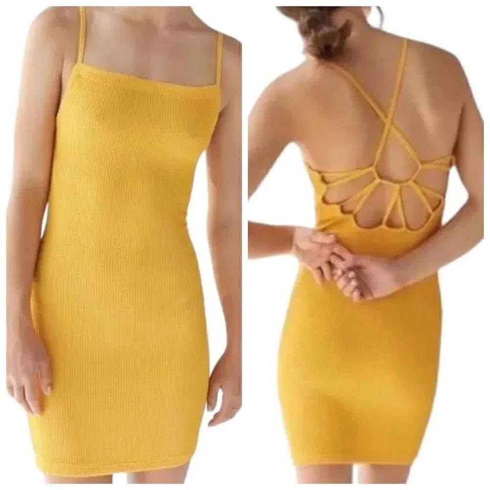 NEW Urban Outfitters Sleeveless Strappy Back Mini Dress Size XS